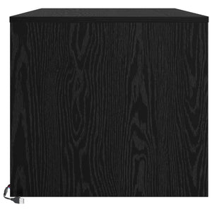 Couchtisch Schwarz Eichenoptik 90x50 cm