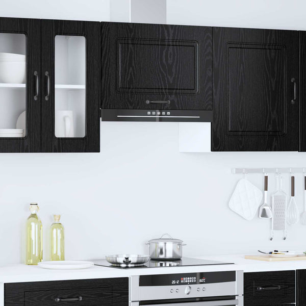 Küchenschrank Kalmar Schwarz Eiche 60 cm