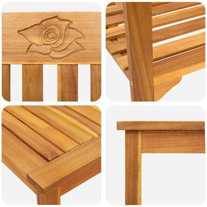 Garten Lounge Set Akazie Massivholz 4-teilig