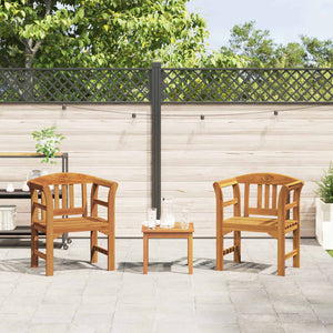Garten Lounge Set 3-teilig Akazie Massivholz