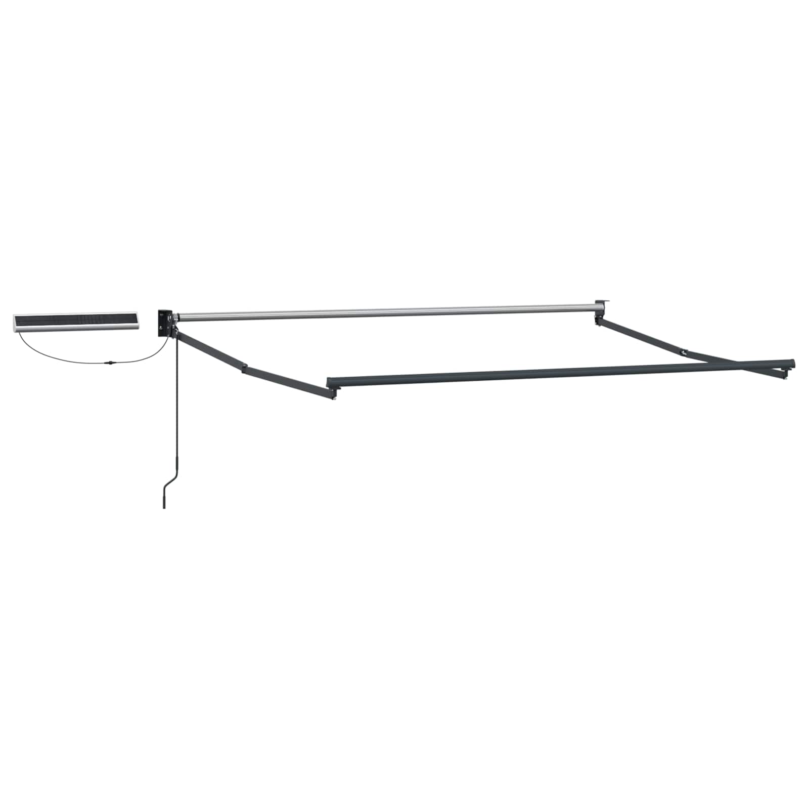 Elektrischer Markisenrahmen Anthrazit 3,5x2m