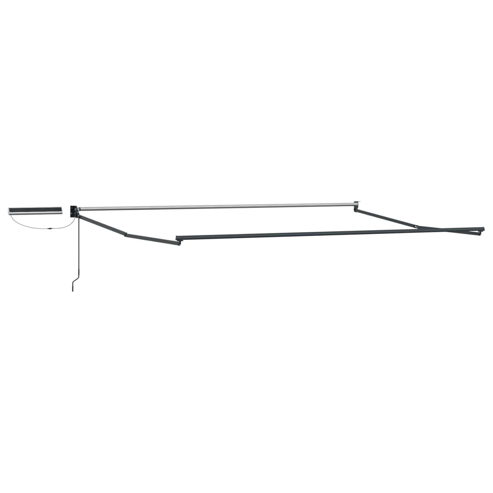 Elektrischer Markisenrahmen Anthrazit 4x3m