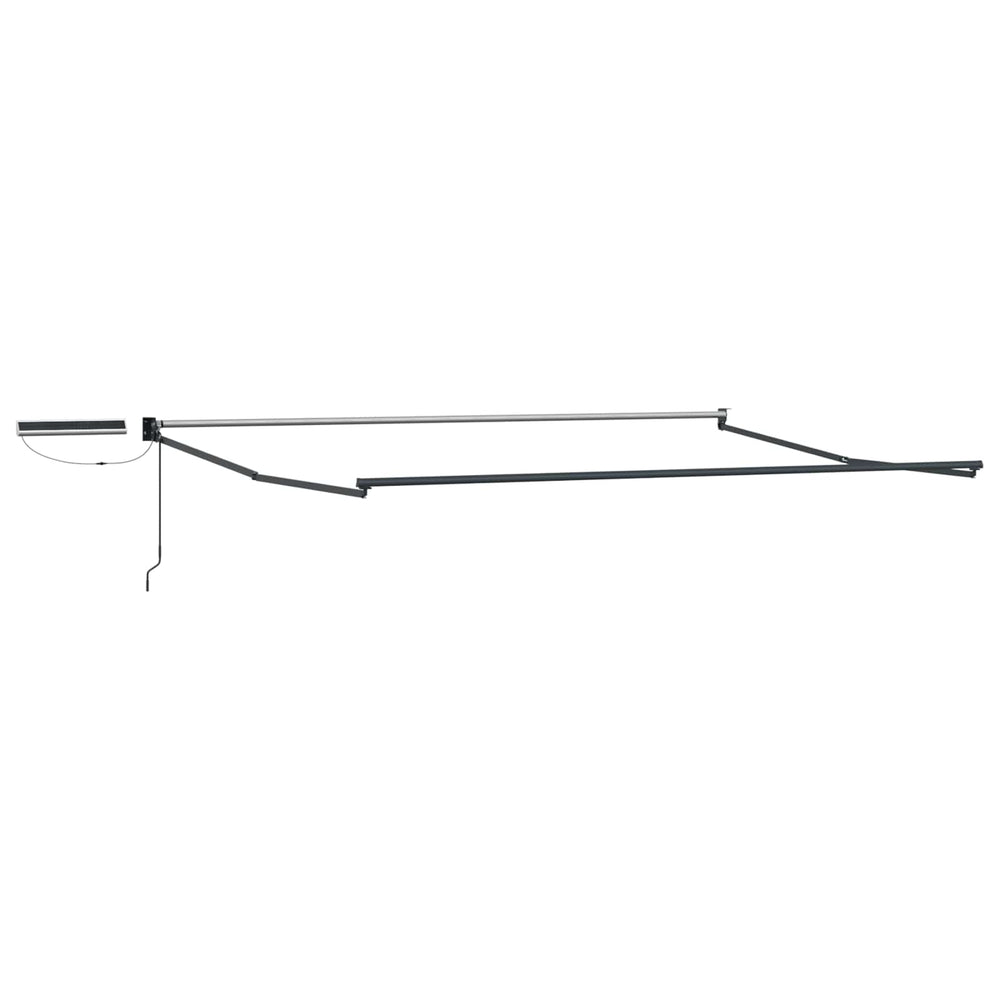 Elektrischer Markisenrahmen Anthrazit 4,5x3m