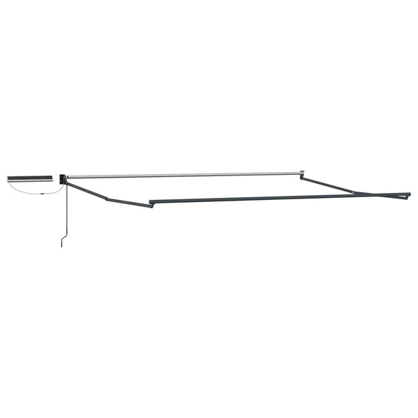Elektrischer Markisenrahmen Anthrazit 4,5x3m