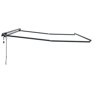 Markisenrahmen mit LEDs Anthrazit 4x2m
