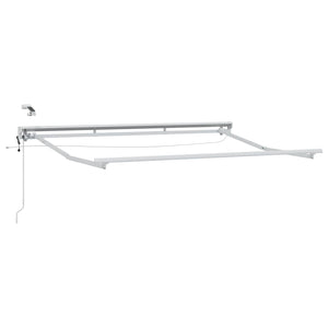 Elektrische LED-Markise, 3,5 x 2,5 m, Weiß