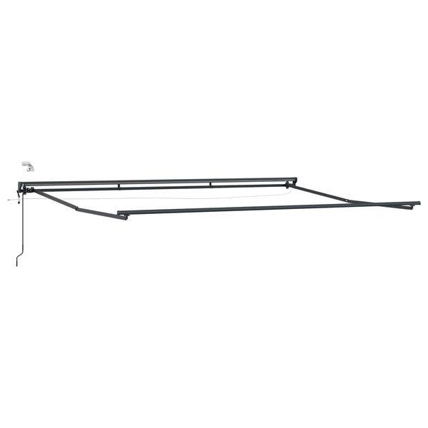 Elektrische Markise mit LED Anthrazit 4,5x3,5m