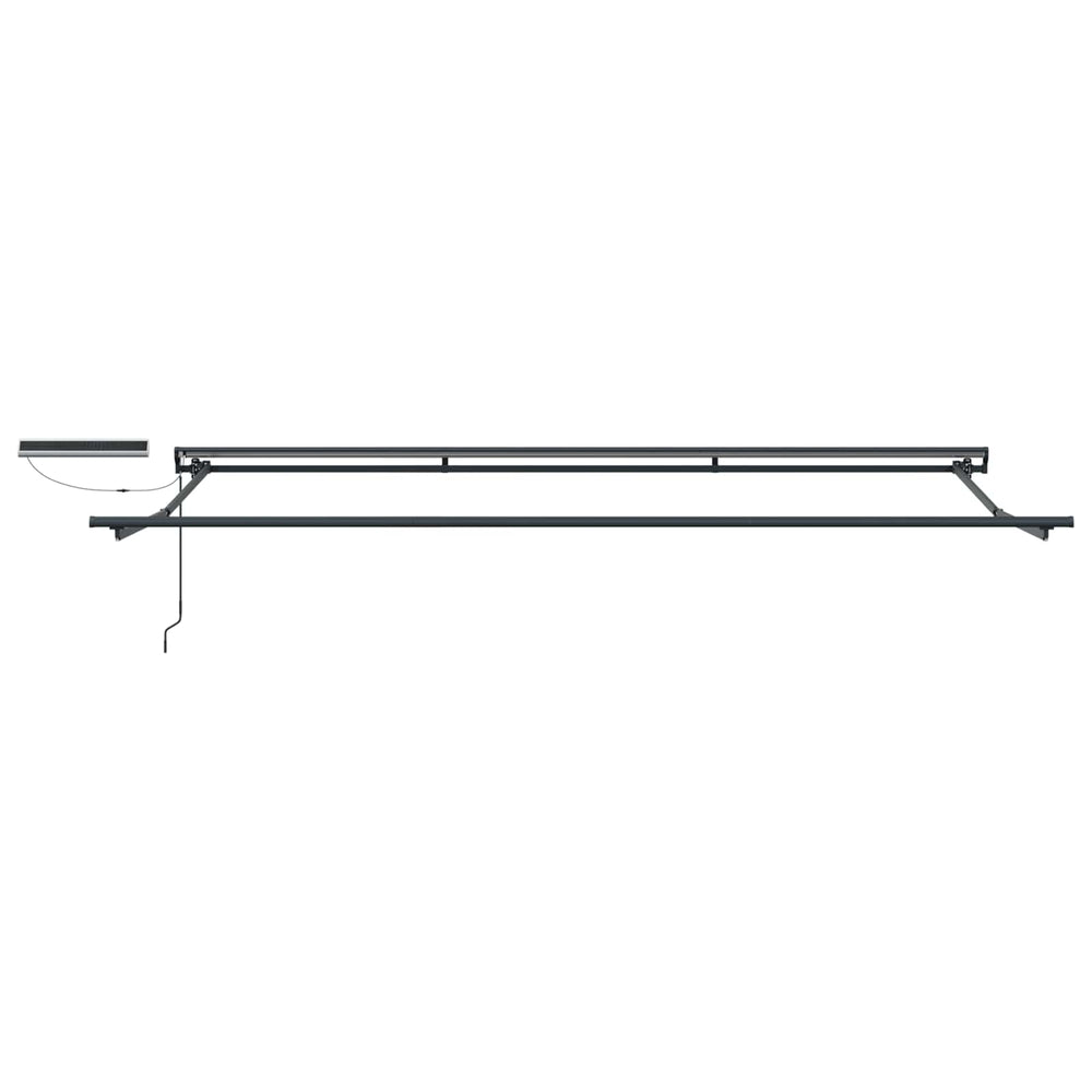 Elektrischer Markisenrahmen Anthrazit 4,5x3,5m