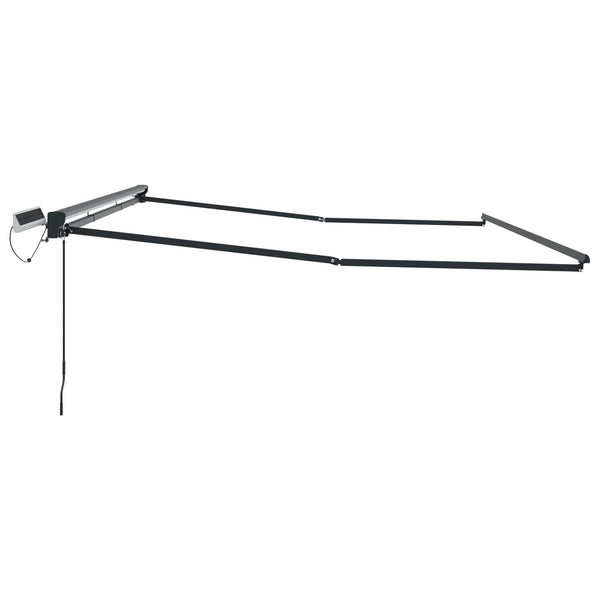 Elektrischer Markisenrahmen Anthrazit 4,5x3,5m