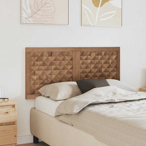 Wandmontiertes Kopfteil Natur 120cm Teakholz