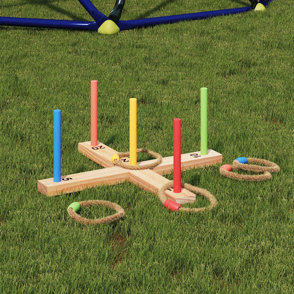 Ringwurfspielset aus Kiefernholz