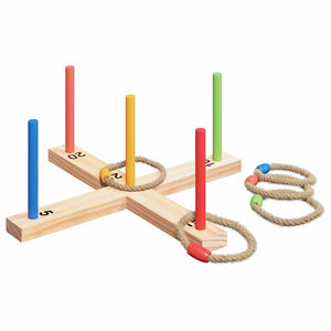 Ringwurfspielset aus Kiefernholz