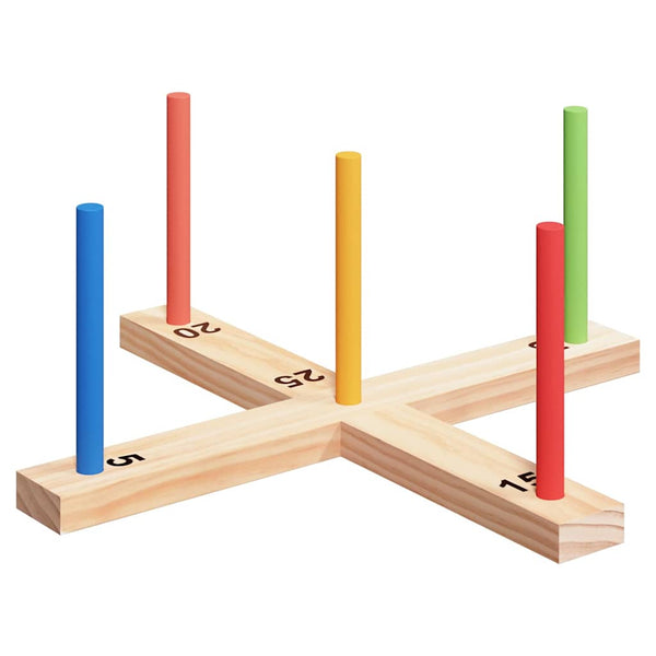 Ringwurfspielset aus Kiefernholz