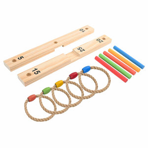 Ringwurfspielset aus Kiefernholz