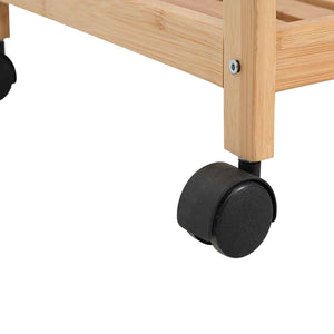 Küchenwagen Bambus Natur 46x38x76cm
