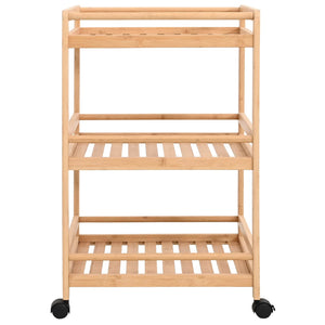 Küchenwagen Bambus Natur 46x38x76cm