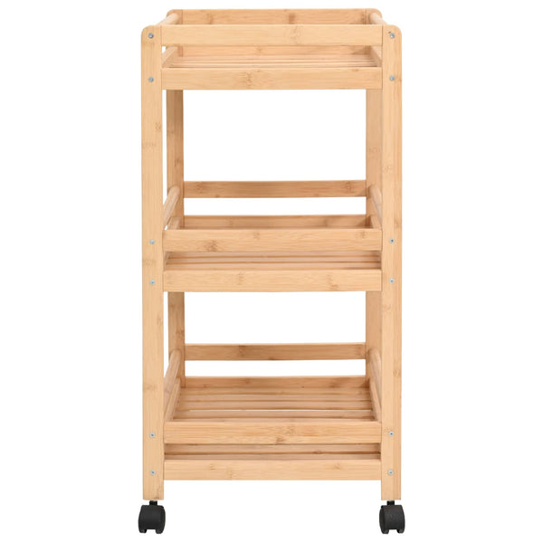 Küchenwagen Bambus Natur 46x38x76cm