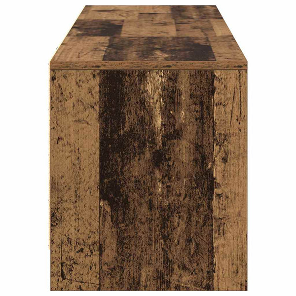 TV-Schrank mit LED Altholz 140 cm