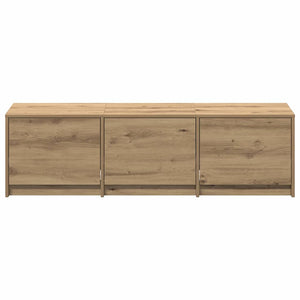 TV-Schrank Eiche mit LED 140 cm