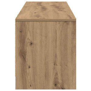 TV-Schrank Eiche mit LED 140 cm