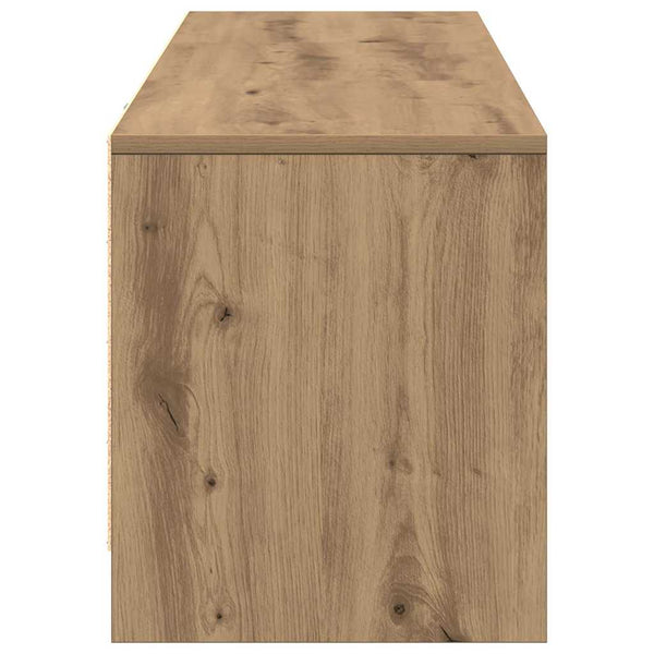 TV-Schrank Eiche mit LED 140 cm