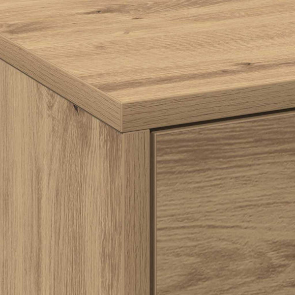 TV-Schrank Eiche mit LED 165 cm