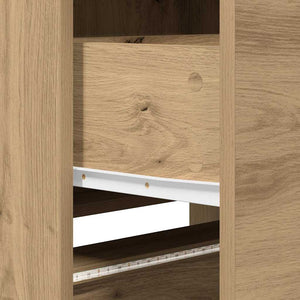 TV-Schrank Eiche mit LED 165 cm