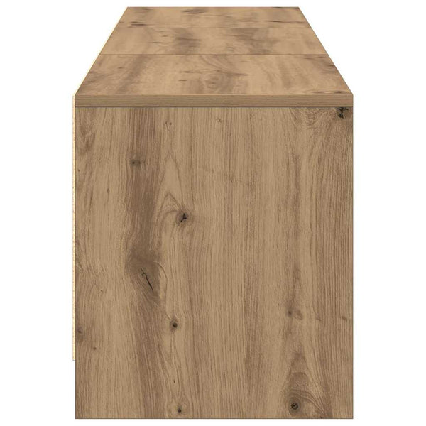 TV-Schrank Eiche mit LED 165 cm