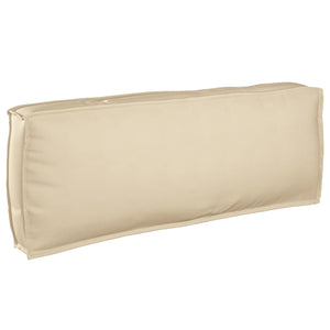 Sofa Set Beige 3-teilig Akazie Massivholz