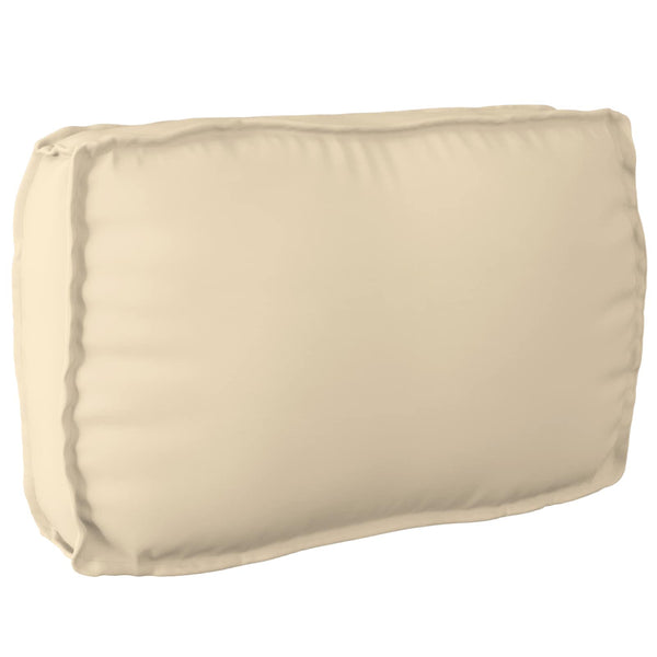 Sofa Set Beige Akazie 4-teilig