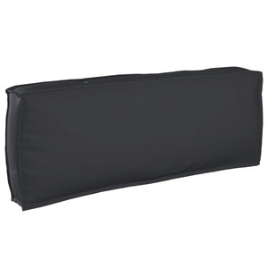 Schwarzes Sofa-Set mit Kissen, 4-teilig