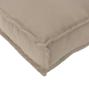 Sofa Set Taupe 4-teilig Akazie Massivholz