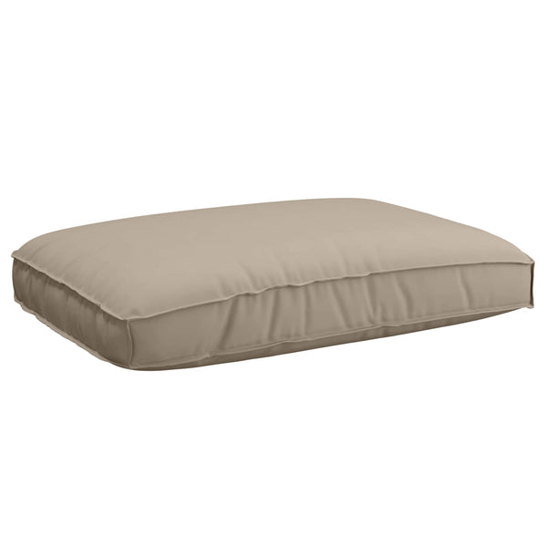 Sofa Set Taupe 4-teilig Akazie Massivholz
