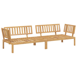 Graues 2-teiliges Sofa-Set mit Kissen