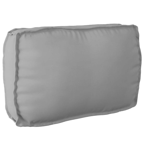 Graues 2-teiliges Sofa-Set mit Kissen