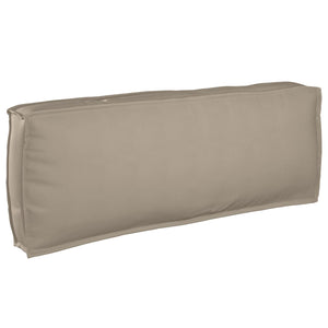 Akazienholz Sofa Set Taupe mit Kissen