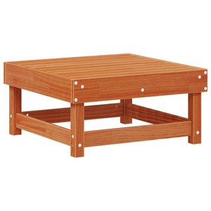 Garten Lounge Set 5-teilig Kiefer Massivholz Wachsbraun