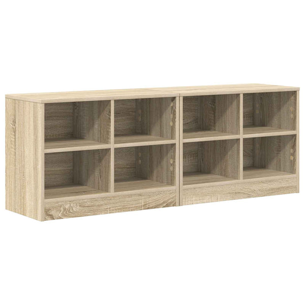 Bettschrank Sonoma-Eiche, 2er-Set