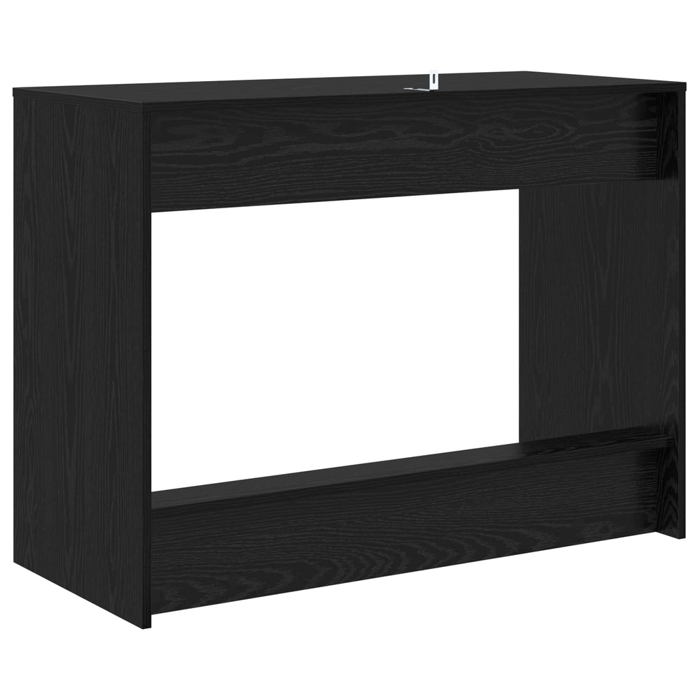 Bett Schreibtisch Schwarz Eichenoptik 100 cm