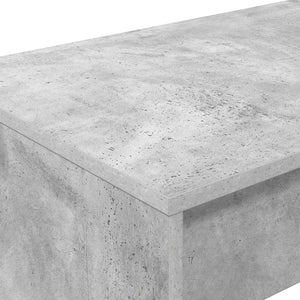 Bettschreibtisch Beton Grau 100 cm