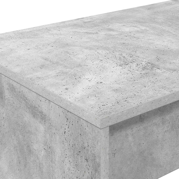 Bettschreibtisch Beton Grau 100 cm