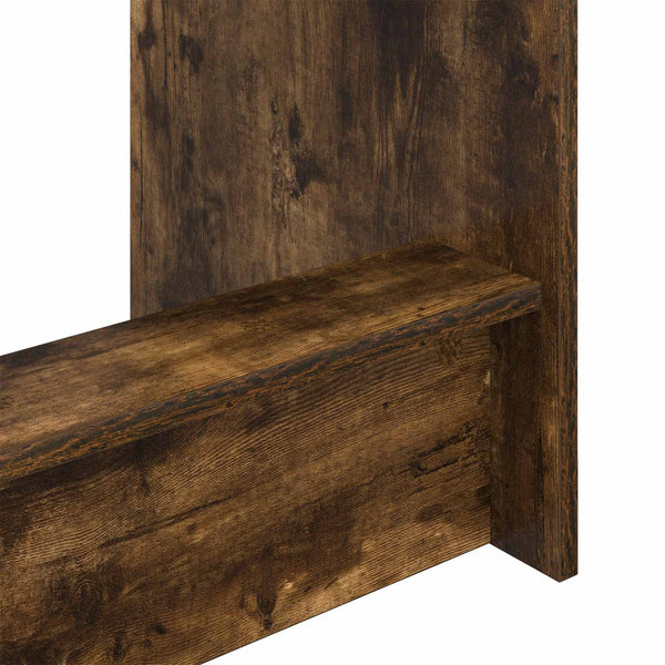 Bett Schreibtisch Geräucherte Eiche 100cm