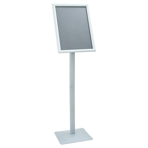 vidaXL Porte-affiches avec support Argent 32,5 x 27 x 126 cm en fonte