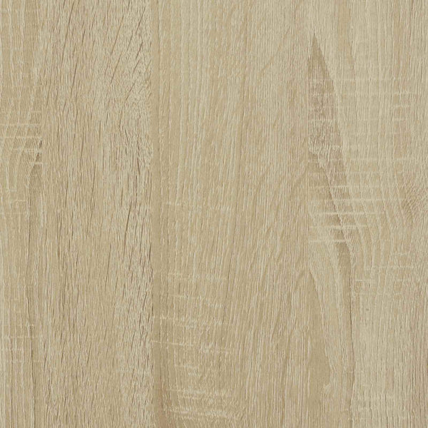 Kopfteil mit LED Regal Sonoma 120 cm