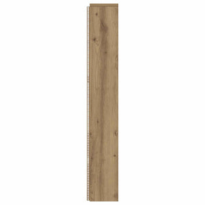 Kopfteil-Schrank mit LED Artisan-Eiche 140 cm