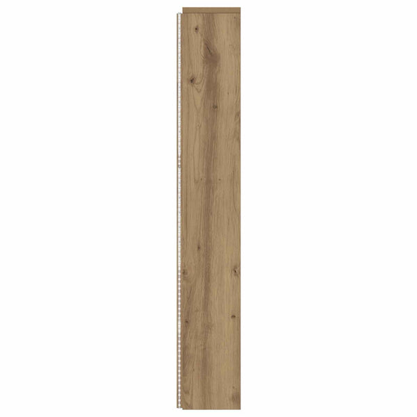 Kopfteil-Schrank mit LED Artisan-Eiche 140 cm