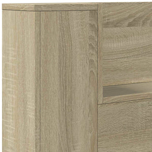 Kopfteil Schrank Sonoma mit LED 160cm
