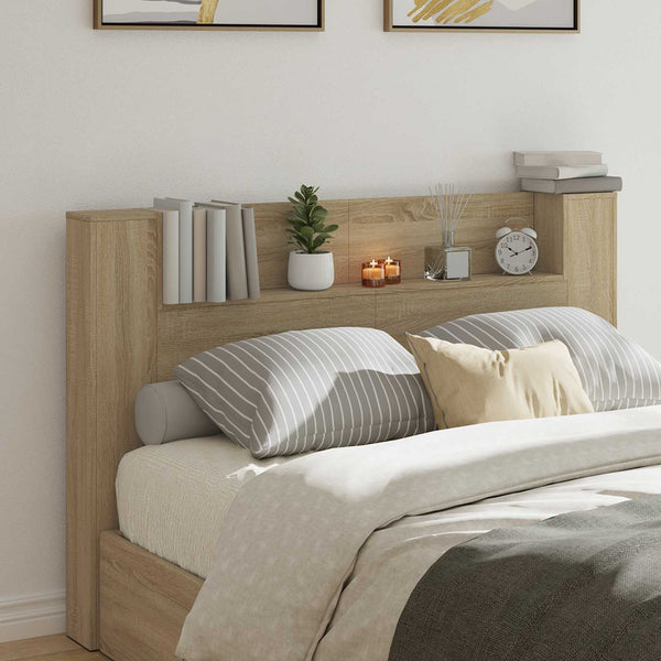 Kopfteil Schrank Sonoma mit LED 160cm