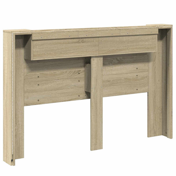 Kopfteil Schrank Sonoma mit LED 160cm
