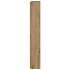 Kopfteil-Schrank mit LED Artisan-Eiche 160cm